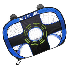 Save Space Bending Soccer Goal Net for Ind/Outdoor Training Strategy Quick Assembly Training Football Goal Set