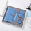 Hand Ledger Gift Box School Notebook Card Bag Pen Zero Wallet Stationery Set 3