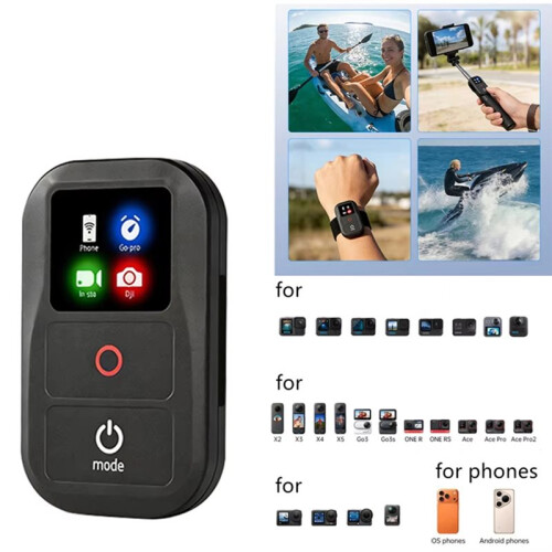 Remote Control for  Hero 13 12 Max with Wrist Strap for  X5 X4 for  Action 6 5PRO Camera 2