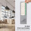 Card Bag Office Material Punch Card Rack Hanging Storage Rack Multi-Function Rack Optional Position 3