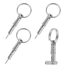 4 Pack Quick Release Pin with Drop Cam & Spring , 316 Stainless Steel Boat Hardware for Bimini Top, Boat & Pontoon