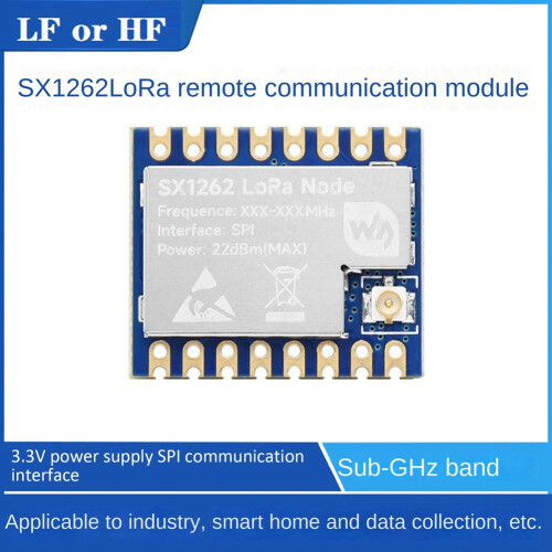 Waveshare Core1262- LoRa Module Remote Communication SX1262 Anti-Interference LoRa Chip Module for Sub GHz  Band 1