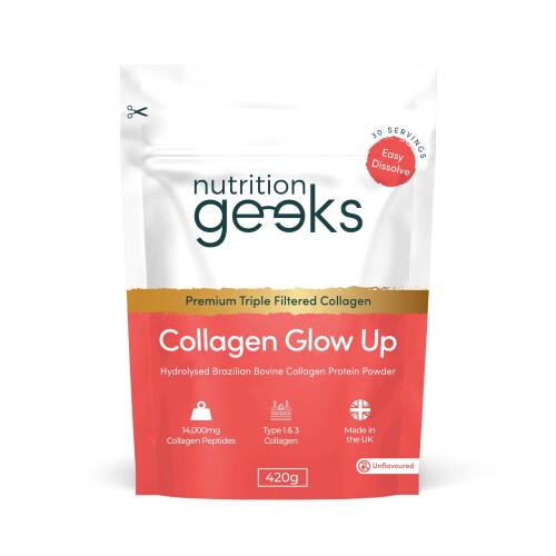 Nutrition Geeks Collagen Glow Up 420g Powder