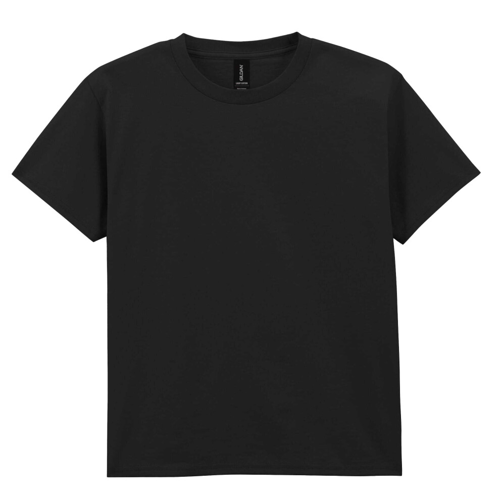 Gildan (5-6 Years, Black) Childrens/Kids Cotton Lightweight T-Shirt