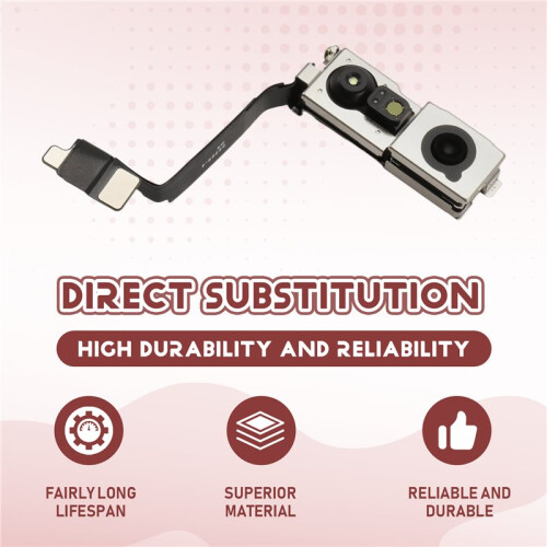 For  17Pro Small Front Face ID Facing Sensor Camera Flex Cable Replacement Parts Repair Accessories, Front Camera 1