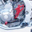 Front Sprocket Chain Guard for  CRF 250/300 L, Red Anodized Off-Road Chain Protector Kit with Hardware 6