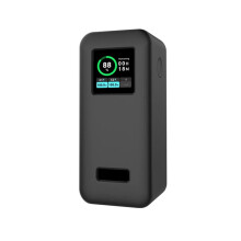 Silicone Case for Prime 20000mAh 200W Power Bank, Shockproof with LCD Display Visibility Black