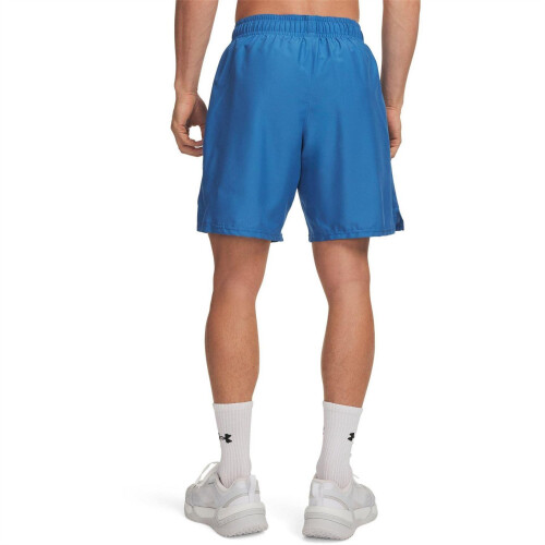 Under Armour (M S, Blue/Black) Under Armour Mens Vertical Logo Regular Shorts 1