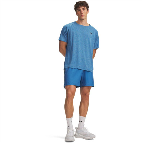 Under Armour (L, Blue/Black) Under Armour Mens Vertical Logo Regular Shorts 2