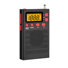 Radio AM FM Radio Météo Radio de Poche Lecteur Radio Écran LCD Radio Numérique avec Prise pour Écouteurs Longue Portée Meilleure Réception