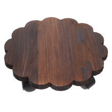 1St Verplaatsbare Tray Van Hout Met Laadkracht En Rem