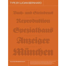 Type by Lucian Bernhard Collected Specimen Booklets Hardcover Book