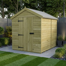 8 x 4 Apex Shed Tanalised (Single Door, No Windows)