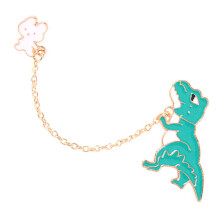 1 Modieuze Groene Broche Met Ketting En Accessoires
