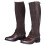 (L, Brown) Moretta Childrens/Kids Suede Half Chaps 1
