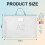 4-Pack Large Sew Project Bags A2 Size with Handle, Mesh Design for Quilting and Crafting 7