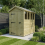 8 x 4 Apex Shed Tanalised (Single Door, With Windows) 1