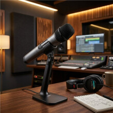 Digitales Funkmikrofon, Wiederaufladbarer Akku, Klare Sprachqualität, Stabile 2,4-GHz-Verbindung, für Alle PartyBox-Lautsprecher, 1 Set