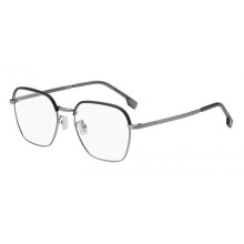 Óculos de Grau Hugo Boss BOSS 1742/F 53/19/145 Metal preto fosco rutenio armações MASCULINO BOSS 1742/F