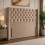 (Green plush, Supper King 6ft) 54" Wingback Headboard for Divan Bed 6