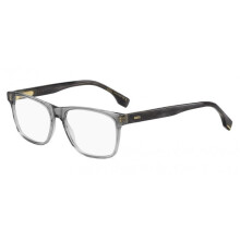 Óculos de Grau Hugo Boss BOSS 1646 55/17/145 Chifre cinza Armações de acetato MASCULINO BOSS 1646