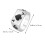 1St Stijlvolle Ring Titanium Sieraad Mann 2