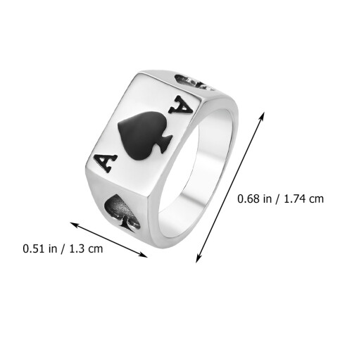 1St Stijlvolle Ring Titanium Sieraad Mann 1