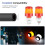 Electric Scooter Warning Light, Handle Light, LED High Brightness Turn Light, Suitable for  Max G30/G30D/G30E 7