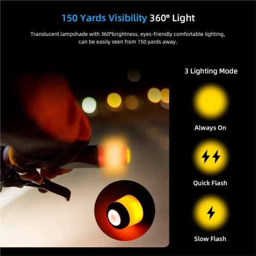 Electric Scooter Warning Light, Handle Light, LED High Brightness Turn Light, Suitable for  Max G30/G30D/G30E 2