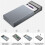 USB 3.0 to  6Gbps External Hard Drive Enclosure for 3.5" HDD SSD Support UASP Automatic Sleep Function EU Plug 5
