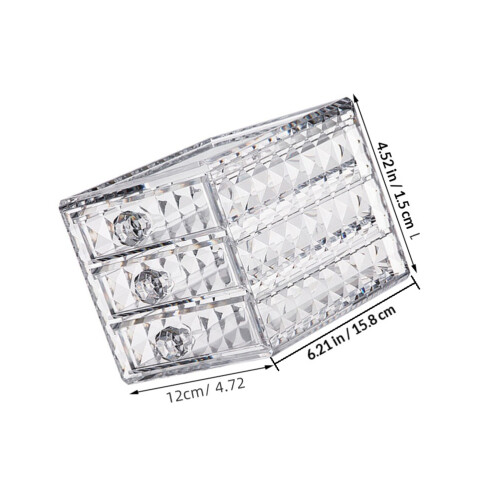 1Acrylic Storage Drawer Transparant Cosmetica Opbergdoos 1