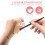 2St Handheld Salon Make-Up Paletten Van Transparant Acryl 4