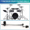 Electronic Drum Cymbal Mount Holder Drum Rack Clamp, Adjustable Clamp, Drum Parts 2