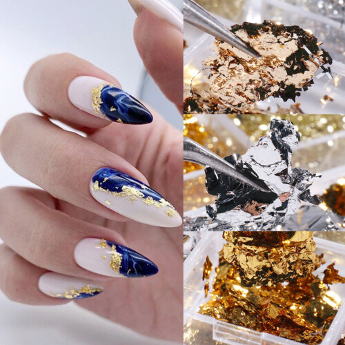 3Boxes Nail Art Sticker Set Met Glanzende Sequins 2