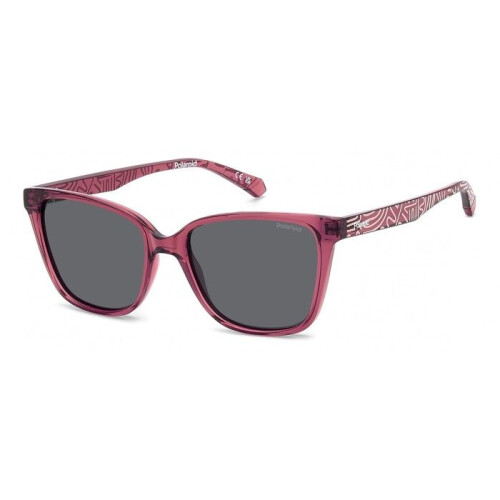 Sunglasses - POLAROID KIDS - PLD 8062/S - Junior 48/15/130 - Polycarbonate frame - Cherry