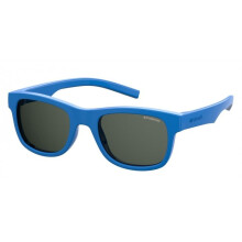 Occhiali da sole Polaroid Kids PLD 8020/S/SM 43/16/120 montatura in gomma blu KIDS PLD 8020/S/SM