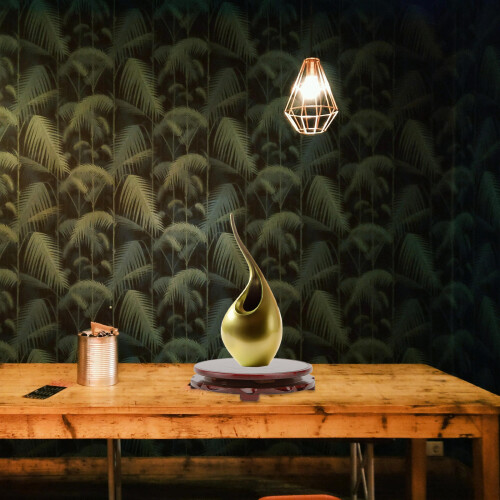 1St Massief Draaibare Bloempotstand Decoratief Bruin 2