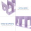 1St Paars Boekhouder Acryl, Elegant En Functioneel Voor 5