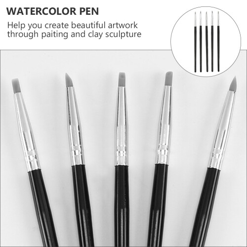 10St Silicone Beeldhouwpennen Handvat Clay Carving DIY 2