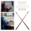 2St Dulcimer Bamboe Ebony Head Voor Muzikale 6