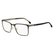 Óculos de Grau Hugo Boss BOSS 1757/G 57/19/150 Metal preto fosco dourado armações MASCULINO BOSS 1757/G