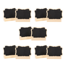 10Sets Mini Krijtbord Staand - En Memo Bord Decoratie
