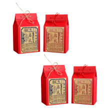 4St Vintage Candy Pouch Gekleurde Papier Voor Cadeau En