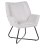 Beliani Armchair GRESSELA Velvet Light Grey 1