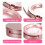 5St Reisset Wimperdoos Met Spiegel Laags Plastic Case 5