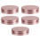 5St Reisset Wimperdoos Met Spiegel Laags Plastic Case 7