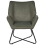 Beliani Armchair GRESSELA Velvet Dark Green 4
