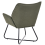 Beliani Armchair GRESSELA Velvet Dark Green 5