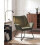 Beliani Armchair GRESSELA Velvet Dark Green 2