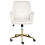 Beliani Desk Chair CELARA Velvet White 5
